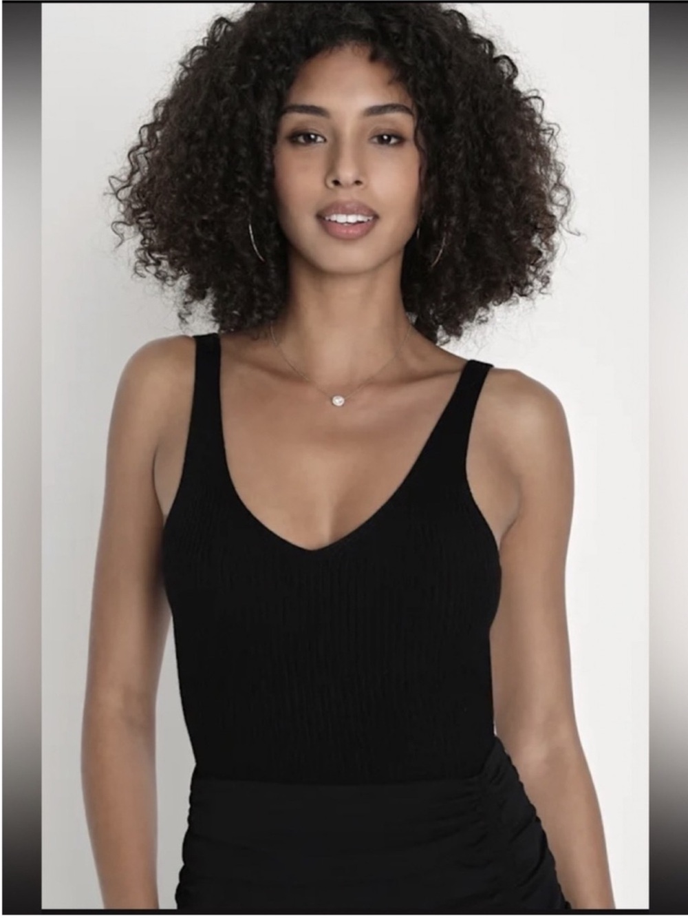 Lulus Pique Your Interest Black Ribbed Backless
Bodysuit - Size XS
